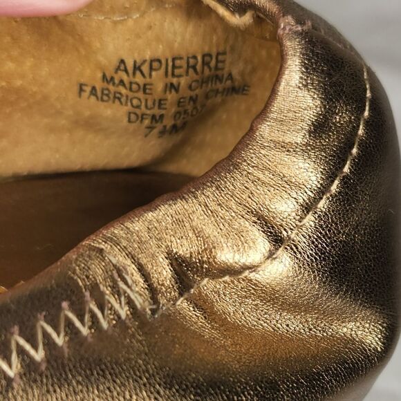Anne Klien Gold ballet Flats - Picture 12 of 12